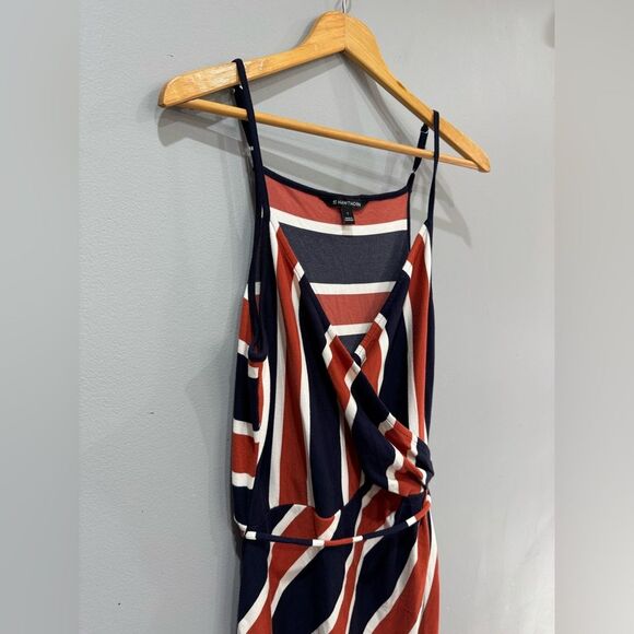 Navy/Rust 41 Hawthorn Wrap Dress Size L EUC - Picture 5 of 8